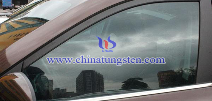 nano grain size cesium tungsten bronze applied for heat insulating window glass picture