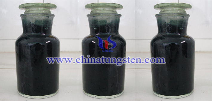 nano grain size cesium tungsten bronze applied for thermal insulation dispersion liquid picture