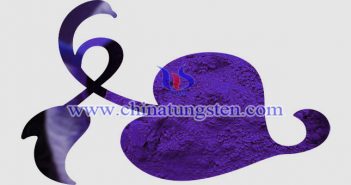 nano particle size violet tungsten oxide applied for heat insulating window glass image