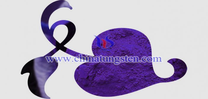 nano particle size violet tungsten oxide applied for heat insulating window glass image