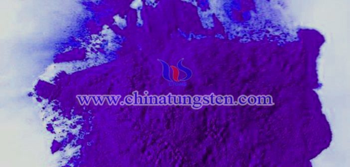 nano particle size violet tungsten oxide applied for heat insulation coating image