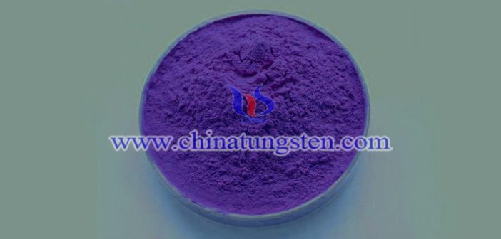 nano particle size violet tungsten oxide applied for thermal insulation coating image