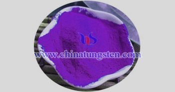 nano particle size violet tungsten oxide applied for window heat insulation film image