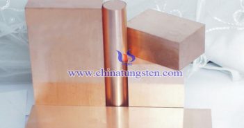 tungsten copper block picture