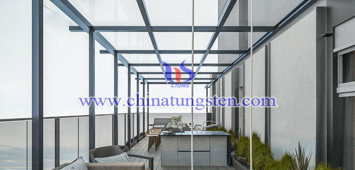 cesium tungstate nanopowder applied for thermal insulating glass picture