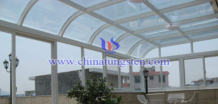 cesium tungstate nanopowder applied for window heat insulation film picture