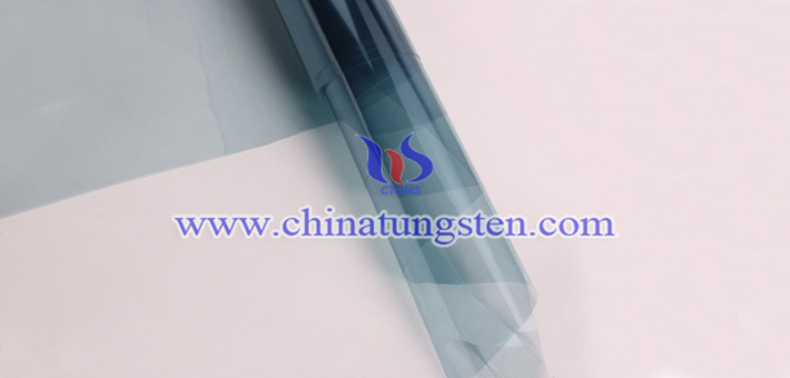 nano grain size cesium tungstate applied for heat insulating window glass picture