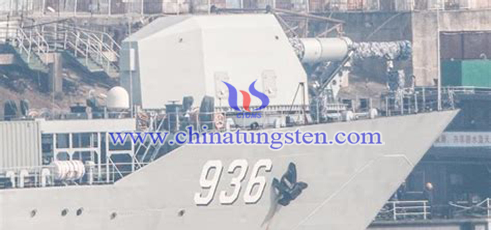 Chinese electromagnetic railgun picture