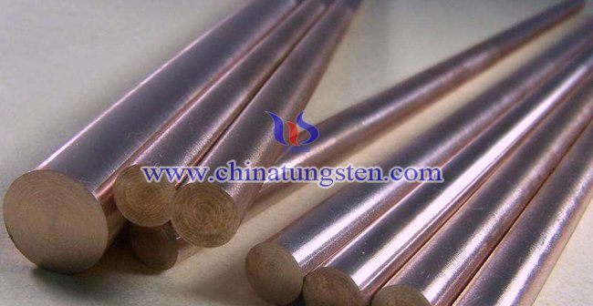 W60 tungsten copper rod picture