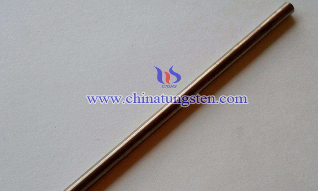 W90 tungsten copper rod picture