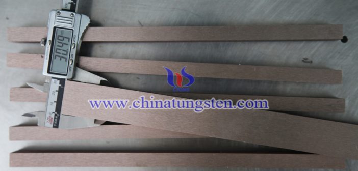 Tungsten Copper Bar Picture