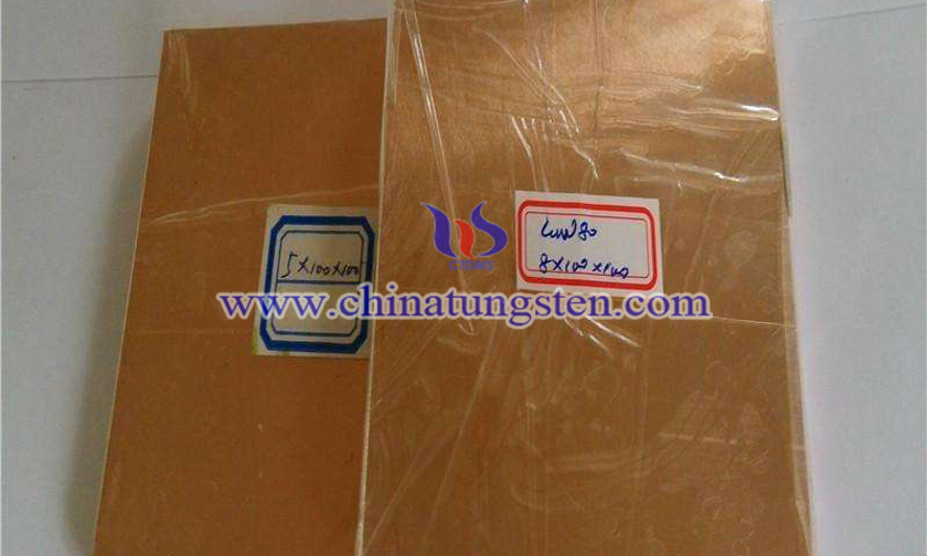 tungsten copper blank plate picture