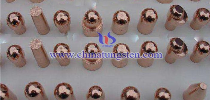 Tungsten Copper Nut Electrode Cap Picture