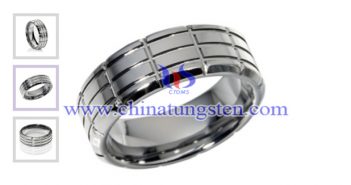 polished tungsten carbide ring picture