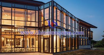 WO3 applied for heat insulation window glass picture