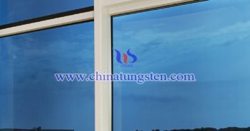 WO3 electrochromic film applied for electrochromic material picture