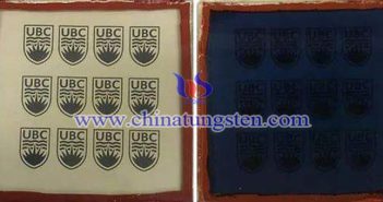 yellow tungsten oxide applied for new electrochromic device picture