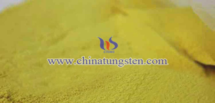 yellow tungsten oxide powder applied for large area electrochromic device image