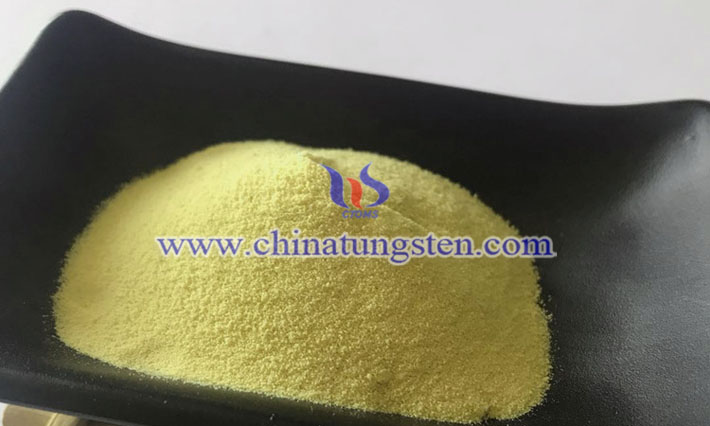 yellow tungsten oxide powder applied for smart window image