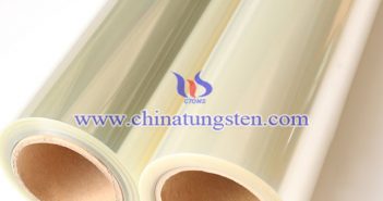 Mo-doped tungsten oxide electrochromic film picture