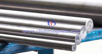 heavy tungsten alloy round bar picture