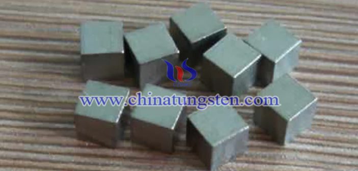 military tungsten alloy cube picture