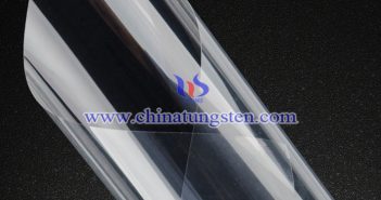 tungsten oxide electrochromic film applied for smart window picture