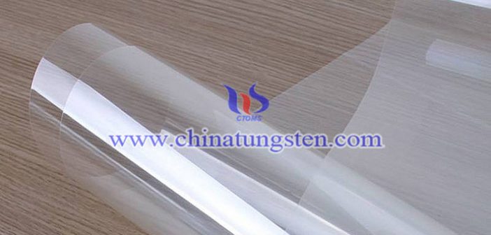 yellow tungsten oxide electrochromic film applied for all-solid-state electrochromic window picture