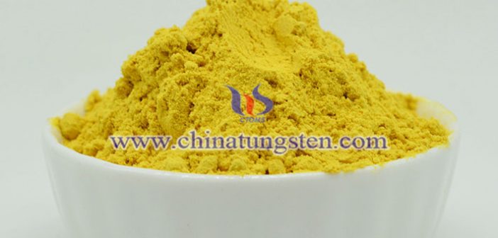 tungsten trioxide powder applied for liquid electrochromic device picture