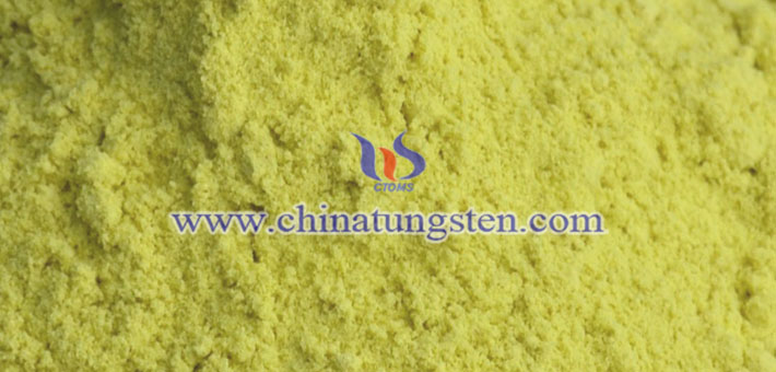 yellow tungsten oxide film applied for smart window image