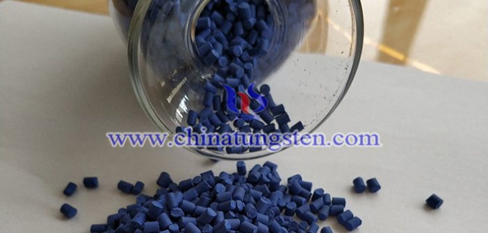 blue tungsten oxide applied for heat insulation masterbatch picture