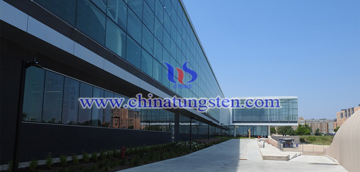 cesium tungsten bronze applied for exhibition hall thermal insulating glass coating picture