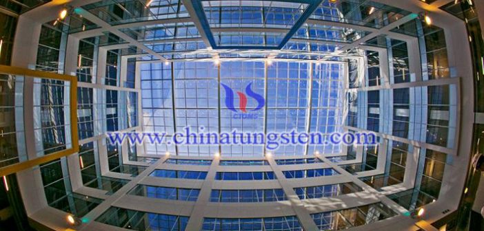 cesium tungsten bronze applied for glass dome thermal insulating glass coating picture