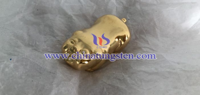 gold plated tungsten alloy pig picture