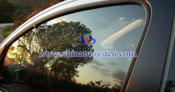 tungsten oxide applied for car thermal insulation glass picture