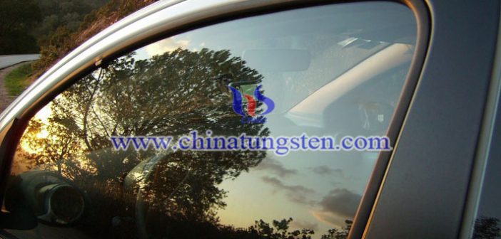 tungsten oxide applied for car thermal insulation glass picture