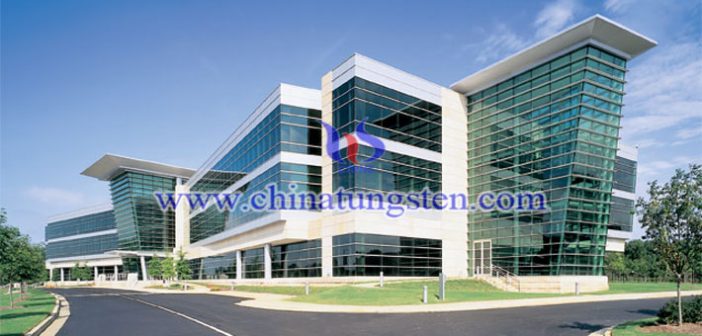 tungsten oxide electrochromic film applied for heat insulation glass picture