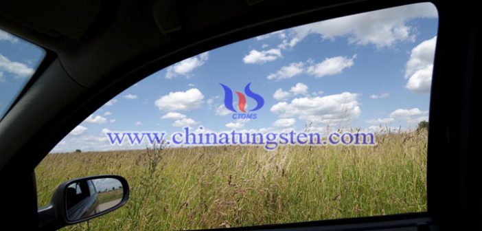 tungsten oxide electrochromic film applied for thermal insulating window glass picture