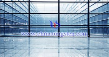 tungsten oxide electrochromic thin film applied for large area building glass picture