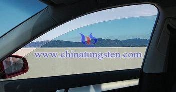 tungsten trioxide applied for car thermal insulation glass picture