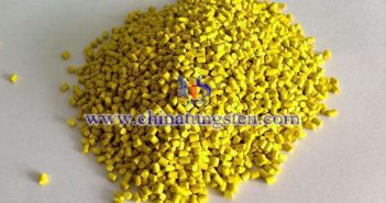 yellow tungsten oxide applied for heat insulation masterbatch picture