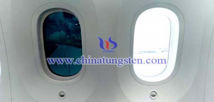 yellow tungsten oxide film applied for electrochromic smart glass picture