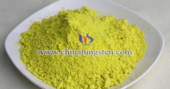 yellow tungsten oxide powder applied for electrochromic smart glass image