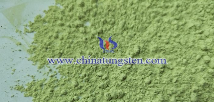 WO3 powder applied for electrochromic film picture