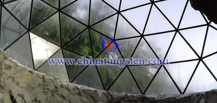 cesium tungsten bronze applied for glass dome thermal insulating film picture