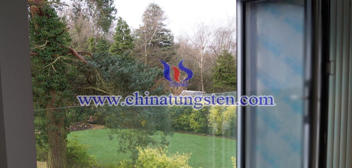 cesium tungsten bronze nanopowder applied for balcony thermal insulating film picture