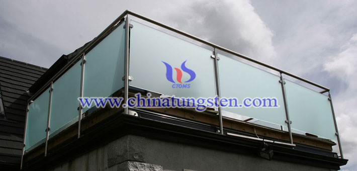 cesium tungsten bronze nanopowder applied for balcony thermal insulating glass coating picture