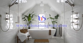 cesium tungsten bronze nanopowder applied for bathroom heat insulating glass coating picture