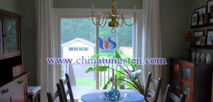 cesium tungsten bronze nanopowder applied for dining room thermal insulating film picture