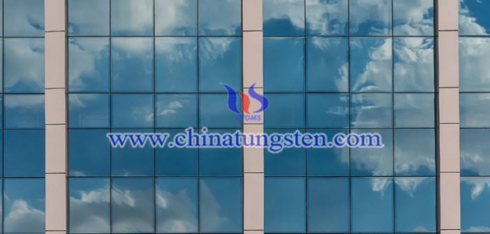 cesium tungsten bronze nanopowder applied for glass curtain wall thermal insulating film picture